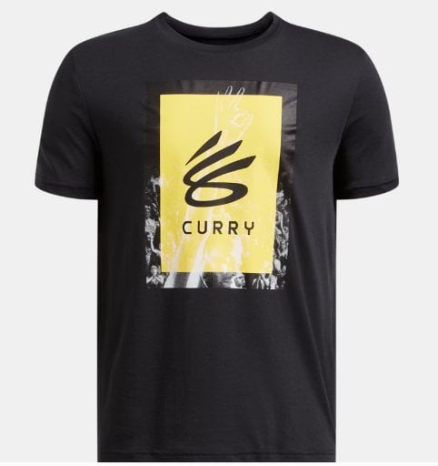 Under Armour Curry Trend Boys' Tee (Black/Taxi) Deal