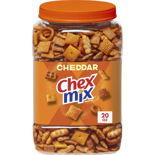 Chex Mix Cheddar 20-oz Resealable Tub Deal