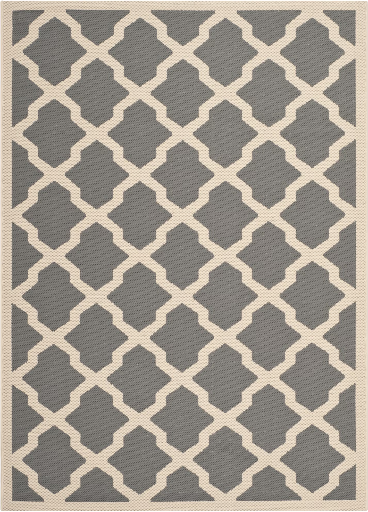 Safavieh Courtyard Amber Geometric Indoor/Outdoor Area Rug 5'3" x 7'7"