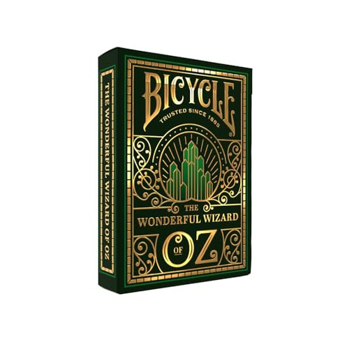 Bicycle Wizard of Oz Playing Cards (Emerald and Gold)