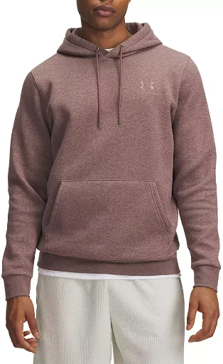Under Armour Men's Icon Fleece Hoodie (Tourmaline Pink or Maroon) Deal