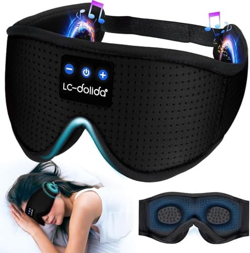 LC-dolida Sleep Mask w/ Bluetooth 5.4 Headphones Deal