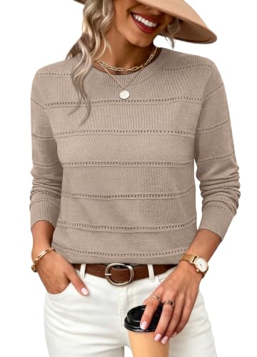 Long/Cap Sleeve Hollow Out Knit Lightweight Sweater Deal