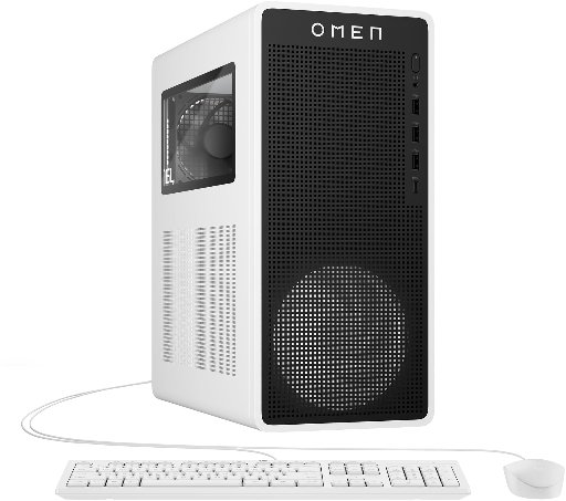 HP OMEN 16L Gaming Desktop PC AMD Ryzen 5 8400F 16GB RAM 1TB SSD RX 7600