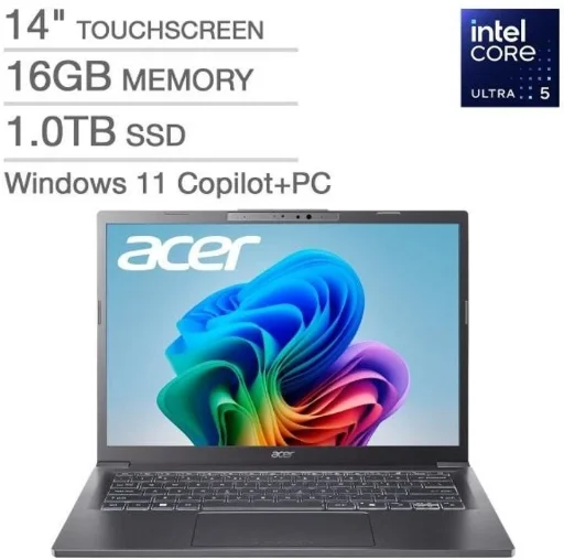 Acer Aspire 14 AI 14" WUXGA Intel Ultra 5 226V 16GB RAM 1TB SSD Win11 Laptop (Refurbished)