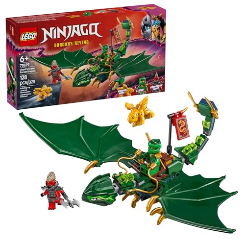 128-Piece LEGO Ninjago: Dragons Rising Season 3 - Lloyd's Green Forest Dragon