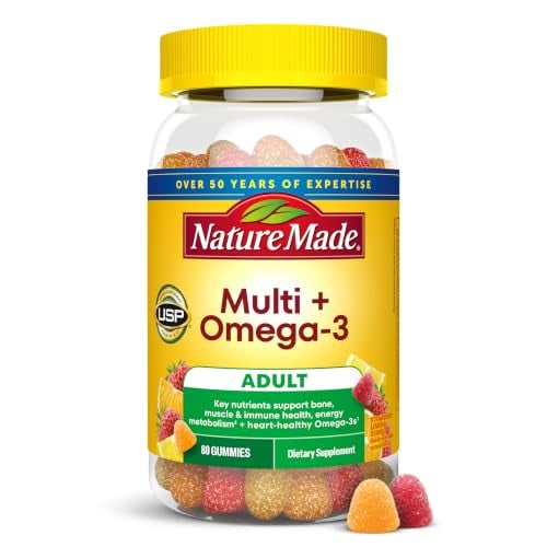 Nature Made Multivitamin + Omega-3 Gummies 80 Count Deal