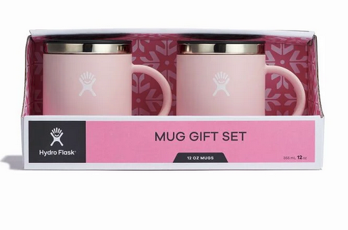 Hydro Flask 2x 12oz Pink Mug Set