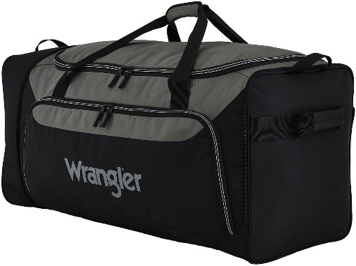 Wrangler 36" Collapsible 3-Wheel Rolling Locker Duffel Bag