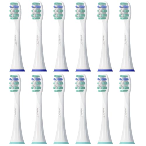 12-Pack Replacement Toothbrush Heads for Philips Sonicare