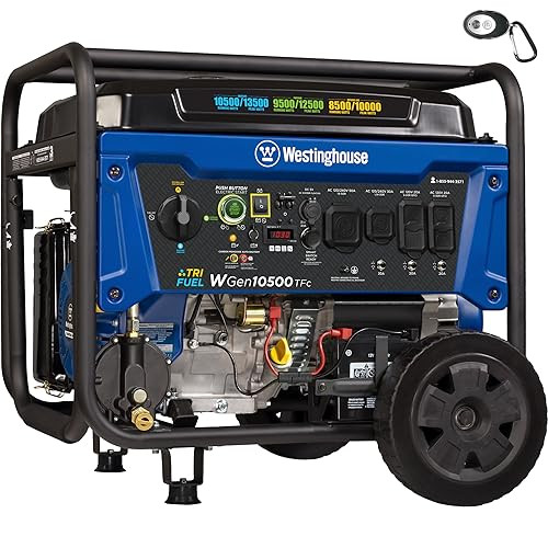 Westinghouse 13500 Peak Watt Tri-Fuel Home Backup Portable Generator