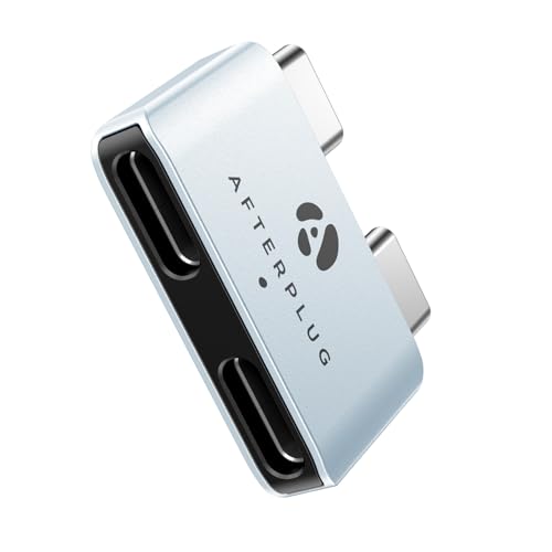 Afterplug Dual USB-C Pass-Through Adapter for MacBook (Sky Blue) Deal