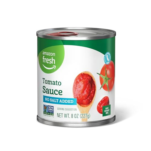 Amazon Fresh Tomato Sauce No Salt Added 8 Oz