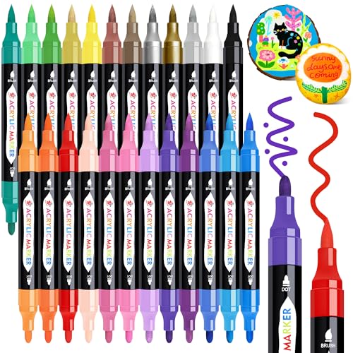 TBC Best Crafts 10-Color Waterproof Non-Toxic Paint Pens Deal