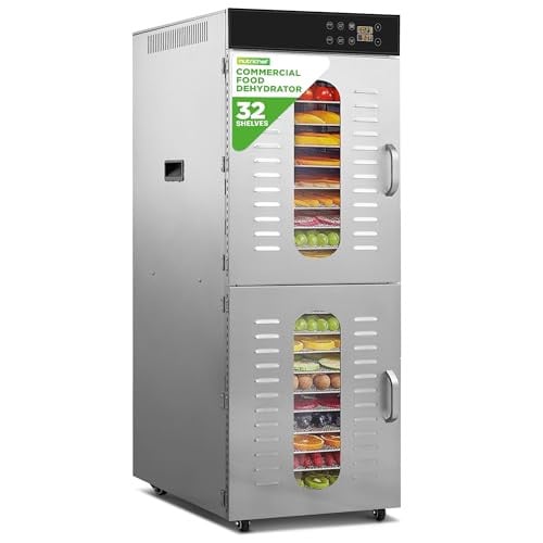 NutriChef 32 Layer & 2 Chamber Commercial Food Dehydrator Machine Deal