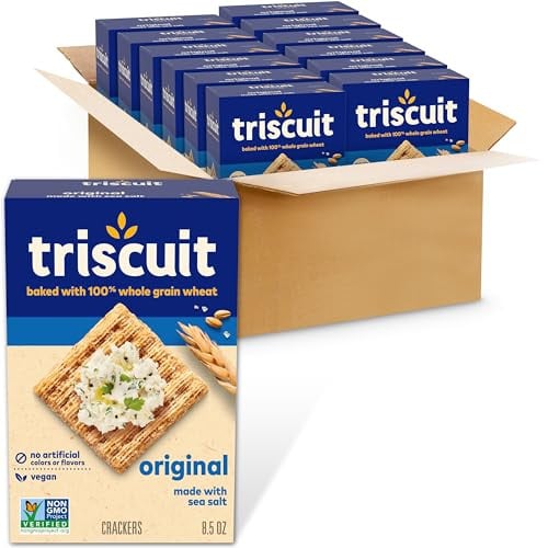 Triscuit Original Whole Grain Wheat Crackers 12-Pack 8.5-Oz