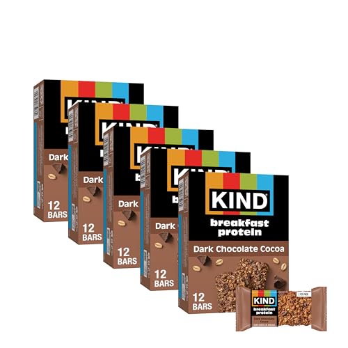 KIND Breakfast Protein Bars Dark Chocolate Cocoa 30-Pack Deal