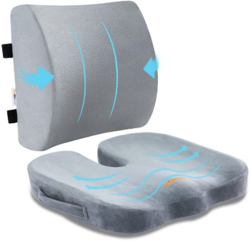 Memory Foam Lumbar Support Pillow AND Butt Cushion  Deal
