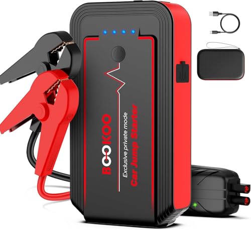 Bookoo 12V 20000mAh 4500A Portable Car Jump Starter