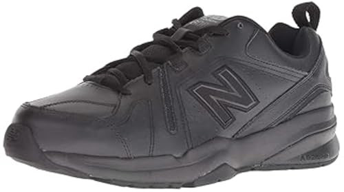 New Balance Men's 608 V5 Casual Comfort Cross Trainer Shoes (Black)