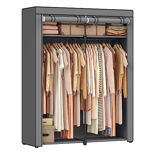 SONGMICS Closet Wardrobe 55.1 x 16.9 x 68.5 Inches