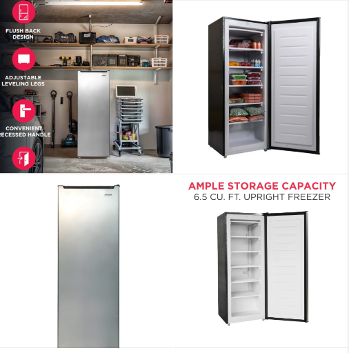Frigidaire 6.5 Cu. ft. Upright Freezer