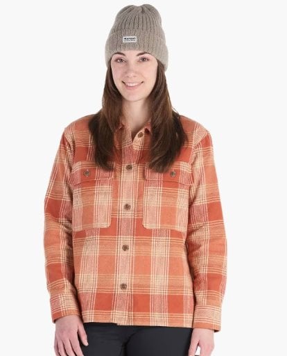 Marmot Women's Incline Heavyweight Flannel Overshirt Deal