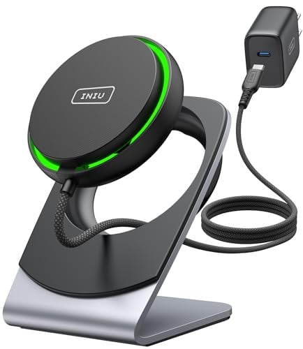 INIU MagPro 15W Magnetic Fast Charging Wireless Charger Stand Deal