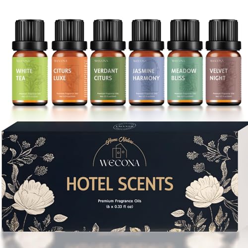 Hotel Essential Oils 6 x 10 mL Diffuser Oils for Home Deal
