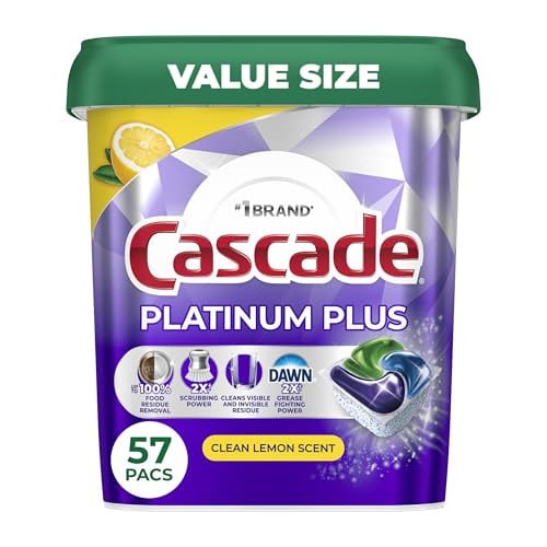 Cascade Platinum Plus Dishwasher Pods (Lemon) 3 x 57-Count Deal
