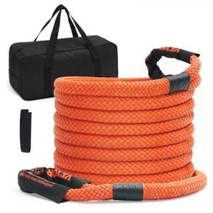 VEVOR 1" x 30' Kinetic Recovery Tow Rope 38,000 lbs Deal