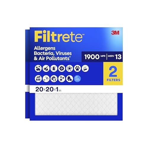 Filtrete 20x20x1 Air Filter MERV 13 2-Pack