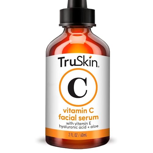 TruSkin Brightening Vitamin C Serum for Face with Hyaluronic Acid 2 fl oz