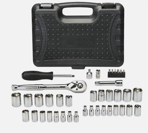 Blue Ridge Tools 41-Piece Mechanics Socket Kit