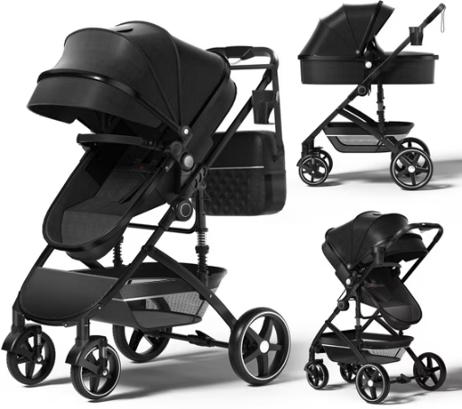 2-in-1 Foldable Lightweight Baby Stroller