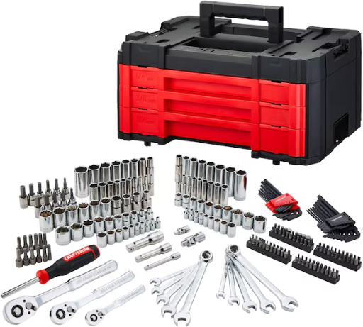 CRAFTSMAN VERSASTACK 242-Piece Metric and Standard Mechanics Tool Set Deal