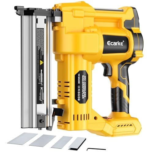 Ecarke Cordless 2" 18GA Brad Nailer Compatible with DeWalt 20V Battery Deal