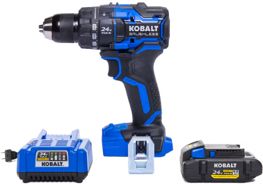 Kobalt XTR 24-volt 1/2-in Keyless Brushless Cordless Drill 2-Batteries Included Deal
