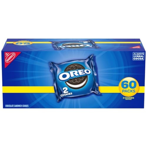 OREO Chocolate Sandwich Cookies, 60 Snack Packs (2 Cookies Per Pack) Deal