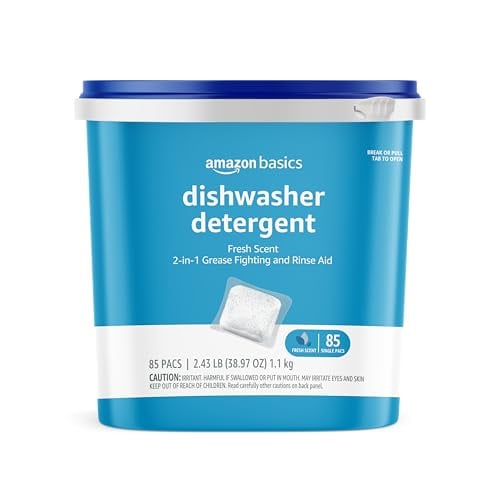 Amazon Basics Dishwasher Detergent Pacs 85 Count Deal