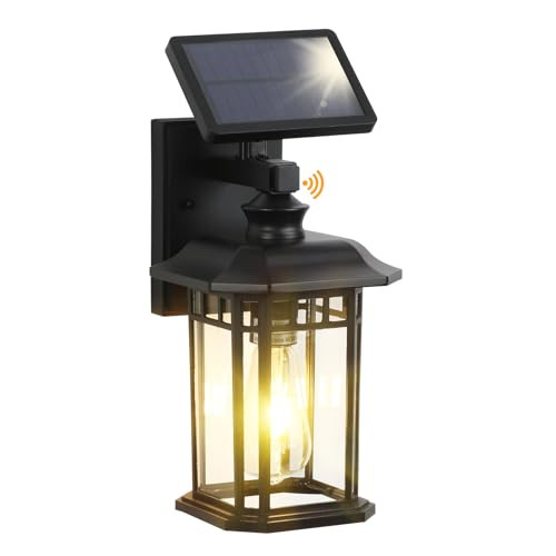 Dusk to Dawn Solar Outdoor Wall Light 1-Pack