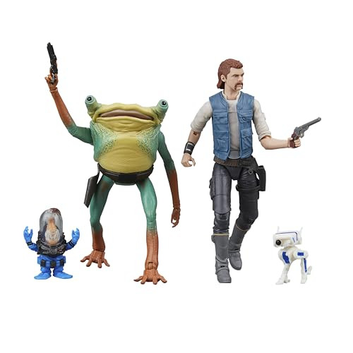Star Wars The Black Series Cal Kestis, BD-1, Turgle & Skoova Stev, Jedi: Survivor Gaming Greats Collectible 6 Inch Action Figure Multipack