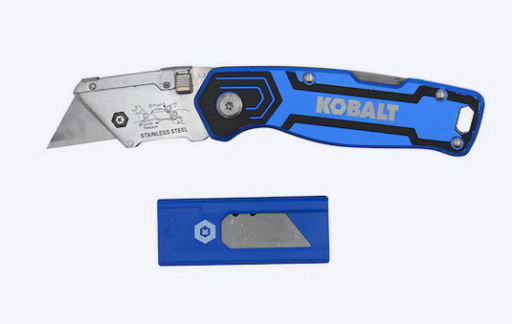 Kobalt Blue Lockback 3/4-in 11-Blade Folding Utility Knife Deal