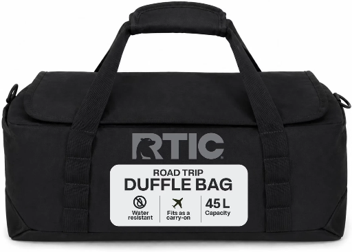 RTIC Outdoors Road Trip 45L Duffel Bag (Black) Deal