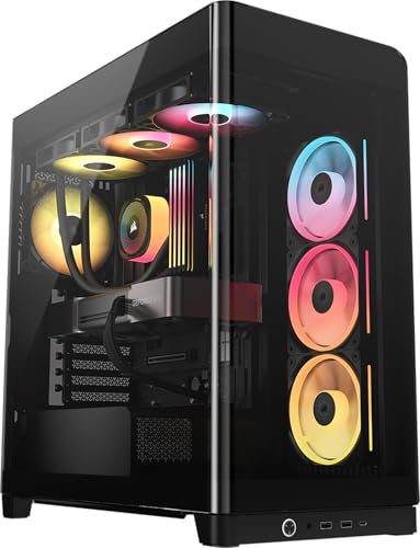 CORSAIR 4500X LX RGB Frame Customisable Panoramic Mid-Tower PC Case - Black