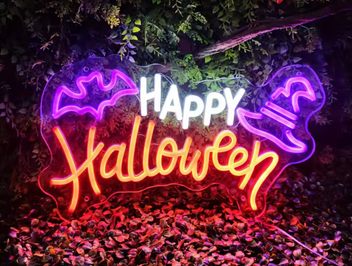 Happy Halloween LED Neon Sign