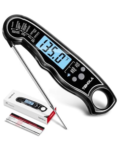 TEMOLA Instant Read Digital Meat Thermometer w/ LCD Backlight Deal