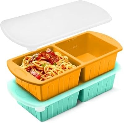 2-Pack Silicone Freezer Trays with Lids Deal