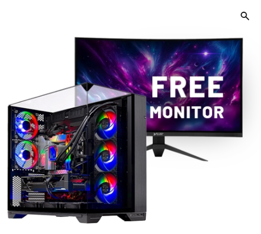 Skytech O11 Vision Gaming PC with AMD R7 9800X3D, RTX 5070 Ti 16GB, 32GB DDR5 6000MHz, 1TB NVMe, 360mm AIO + Free 27" Monitor