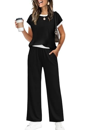 WIHOLL Two Piece Palazzo Pants Sets Deal